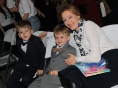 Ольга Краскьо с сыновьями