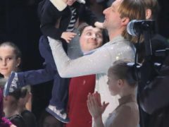 Евгений Плющенко с сыном Арсением