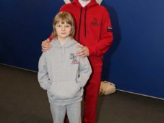 Евгений Плющенко с сыном Сашей