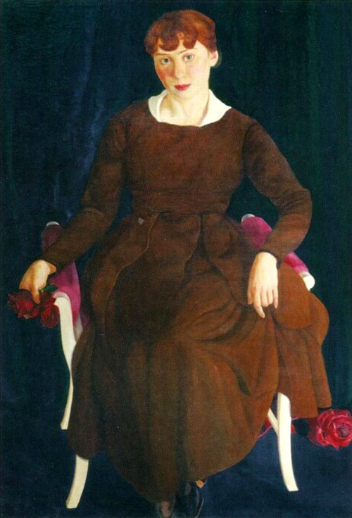 Легендарная «Дама с розой» - картина художника Валентина Яковлева
