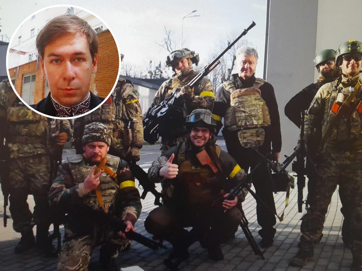 Пан Новиков вступил в ряды киевской теробороны
