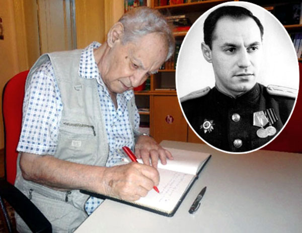 Приезжая в Германию, Владимир Галл не раз слышал слова благодарности от спасенных им немцев. Справа - он в военные годы