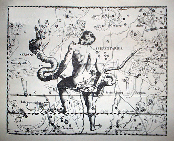 Johannes_Hevelius_-_Prodromus_Astronomia_-_Volume_III__Firmamentum_Sobiescianum,_sive_uranographia__-_Tavola_P_-_Serpens_et_Serpentarius