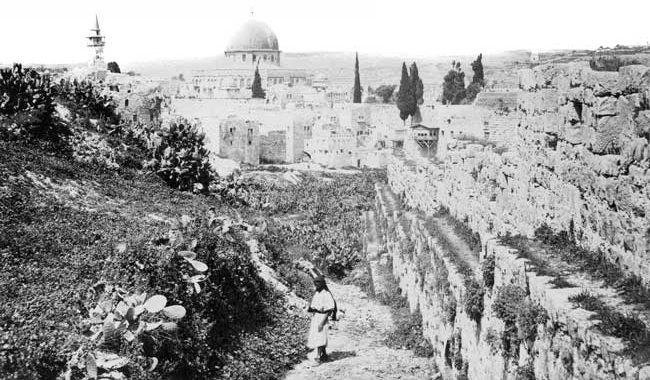 Вид на мечеть Аль-Акса (1857 г.)