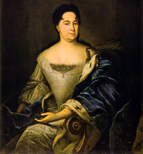 Жена светлейшего князя Дарья Михайловна (портрет 1724 - 1725 гг.)