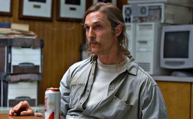 Мэттью Макконахи в сериале «Настоящий детектив»