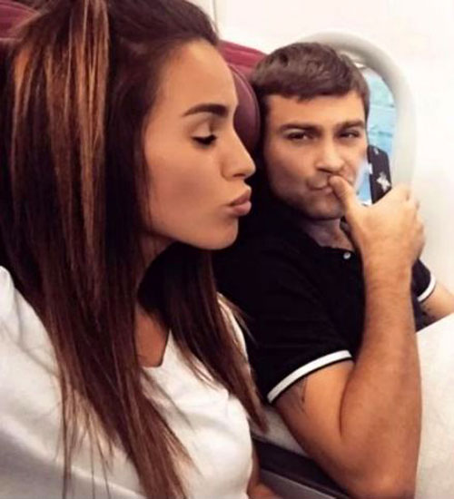 Певица с экс-бойфрендом Евгением Кушниром