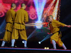 Монахи монастыря Суншань Шаолиньсы