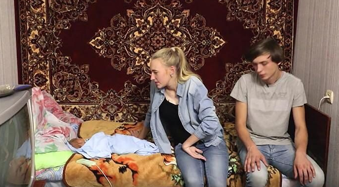 Кадр из шоу "Беременна в 16"