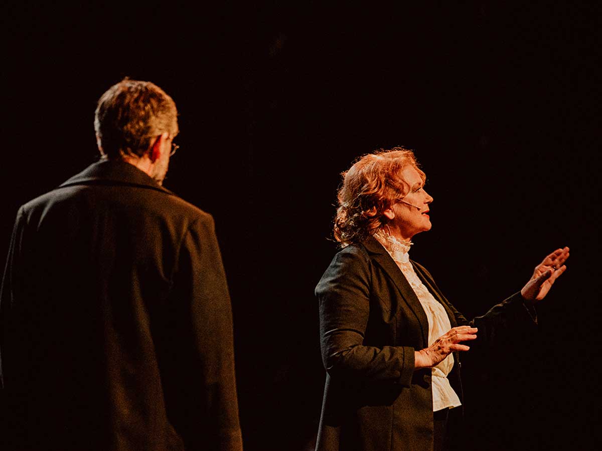 Ирина Алферова в роли жены Льва Толстого