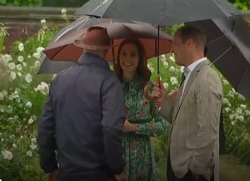  Даже руку с животика не убрала: Кейт Миддлтон ненароком рассекретила беременность 