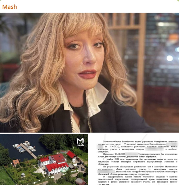  «Незаконно залезла на территорию реки»: Аллу Пугачеву оставили без личного пирса