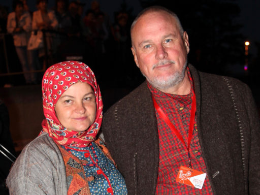 Ольга Лапшина с мужем Сергеем Старостиным