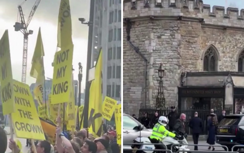 «Мадам Палка и Мистер Лысый!» Разъяренная толпа освистала Кейт Миддлтон и принца Уильяма