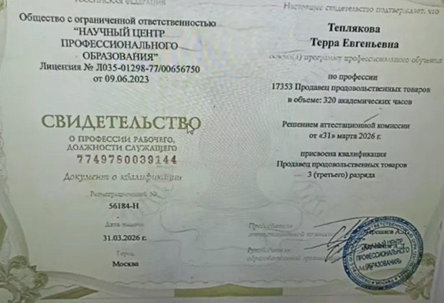 Мы вам что-нибудь за 50 тысяч в час можем продать!» Евгений Тепляков отправляет работать продавцом 9-летнюю дочь?